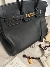 Hermès Birkin 35 Ocean Pristine! Star Collection! Made By Master Artisan. 3