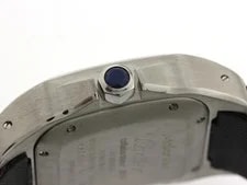 Cartier Santos 100MM WSSA0008 Leather 33mm White Dial Automatic 2016 #DW2663 4