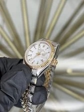 Rolex Datejust Lady Champagne Diamond Dial on Jubilee 69173 2