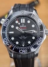 Omega Seamaster Diver 300M Ref. 210.32.42.20.01.001 Black Wave Box+Papers 2