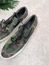 Nike SB Shoes Size 13 Camo Low Top Skateboarding Stan AQ7818-201 4