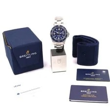 Breitling Superocean 44 Blue Just Serviced Full Set Warranty May 2028 2