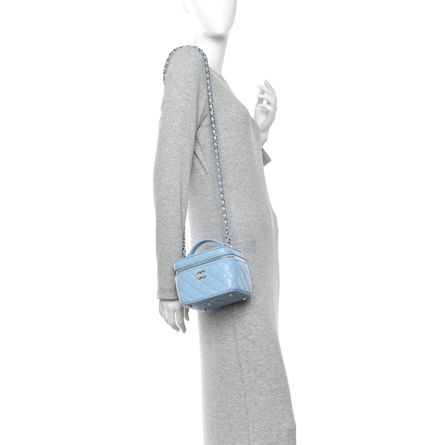Top Handle Vanity Case With Chain 2