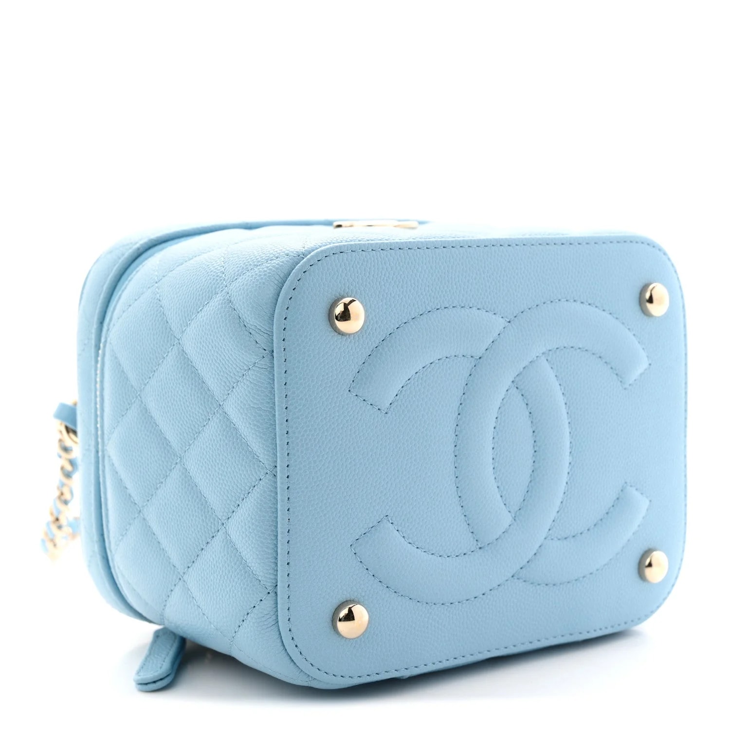 Top Handle Vanity Case With Chain 4