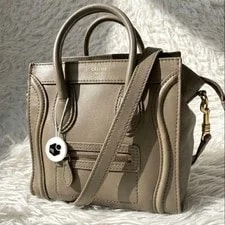 Celine — Celine Luggage Crossbody Phoebe Logo — Handbag — resale