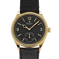 Rolex — Rolex 1908 52508 39mm Yellow Gold Black #WW6089 — Watch — resale