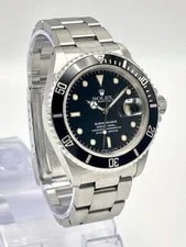 Rolex Submariner Date 16610 40mm Black Dial Black Aluminium Bezel Sub Box 2