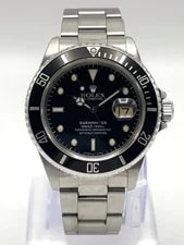 Rolex Submariner Date 16610 40mm Black Dial Black Aluminium Bezel Sub Box 4