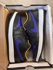 Air Jordan — Air Jordan 1 Low 'Lakers' Dark / 553558-075 — Sneaker — resale