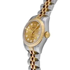 Rolex Datejust 179173G Champagne/Diamond Stainless/Yellow Gold #W1101 2