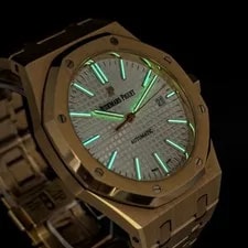 Audemars Piguet Royal Oak 41mm Rose Gold White Dial 15400OR Full Set Box Papers 4