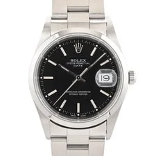 Rolex — Rolex Oyster Perpetual Date 15200 Watches / Black Mechanical Automatic — Watch — resale