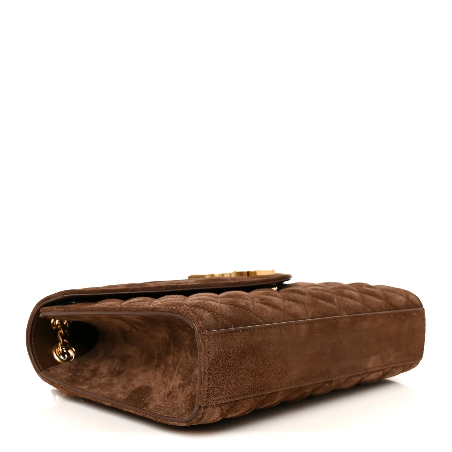 Mixed Triquilt Medium Envelope Satchel Bark 4