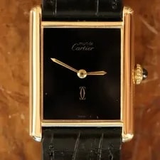 Cartier Tank Must Onyx Black Dial LM Official 2