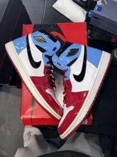 Size 10M/11.5W - Jordan 1 Retro High Fearless -100 2