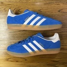 Adidas Originals Gazelle Indoor Bluebird ’S Size 9.5 NEW 2