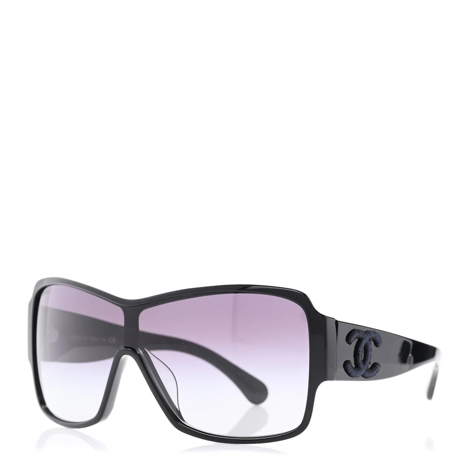Chanel — Acetate Shield Sunglasses 5449-A — Accessory — resale