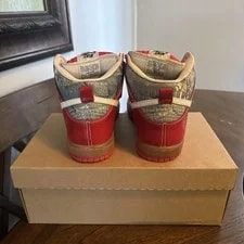 Nike Sb Dunk High Shoe Goo Right Shoe 6.5 Left Shoe 7 3