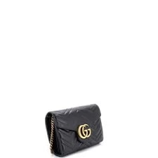 Gucci Petite GG Marmont Chain Wallet Mini 2