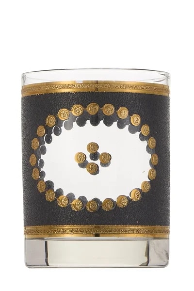 Georges Briard — 22k Gilded Geometric Glassware Set of 6 — Accessory — resale
