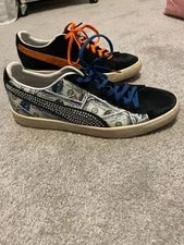 Puma — Puma X Sneakersnstuff (SNS) Clyde "The Heist" Money Print Size US 7 — Sneaker — resale