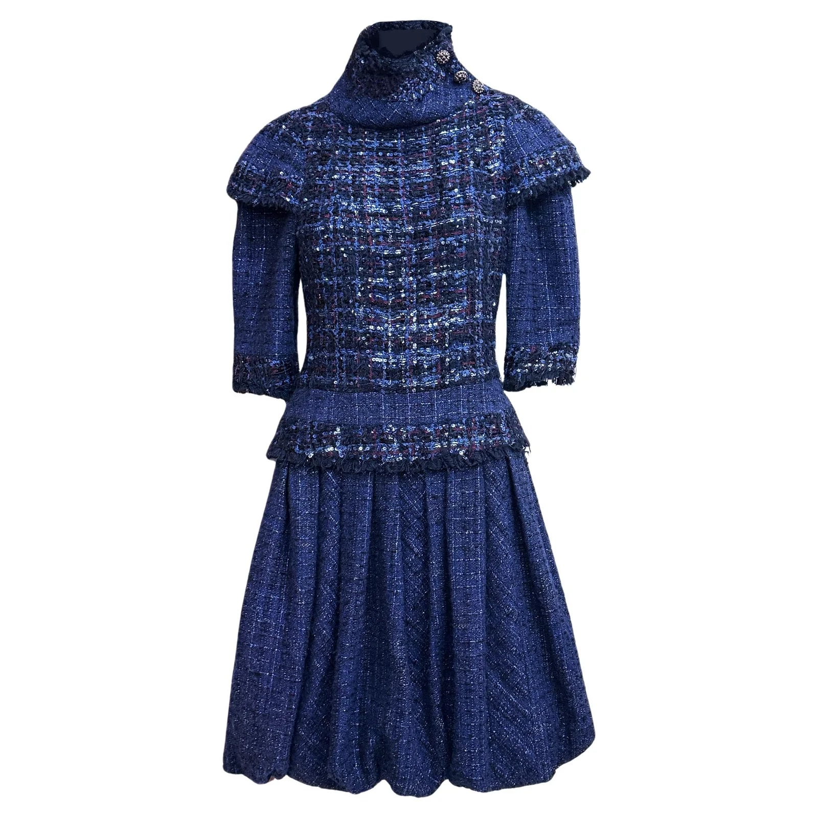 Chanel — Chanel 16K Paris Edinburgh Museum Level Dress, 36 FR — Clothing — resale
