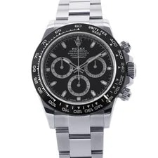Rolex — Rolex Cosmograph Daytona 40mm Stainless Steel Black Dial 116500LN — Watch — resale