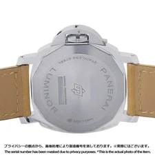 Panerai Luminor PAM01086 Stainless Steel / Leather 44mm Black Dial #TZW327 3