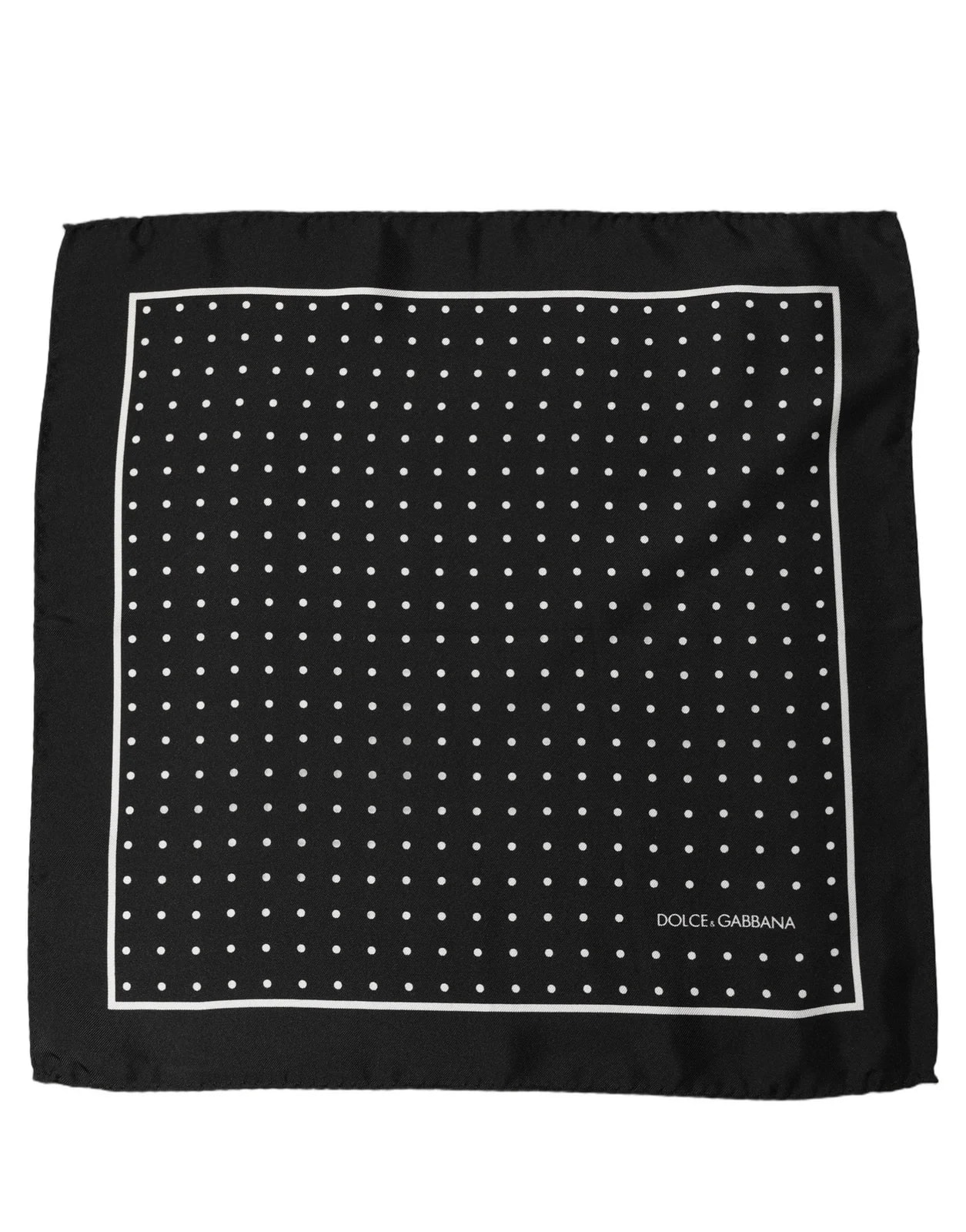 Dolce & Gabbana Polka Dot Pocket Square Foulard Scarf 2