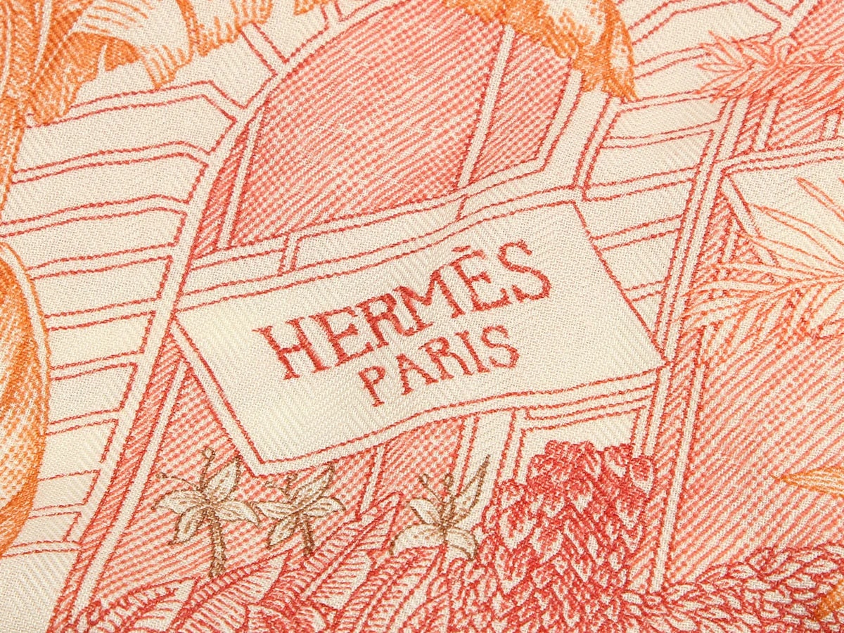 Hermès Faubourg Tropical Shawl 140cm 2