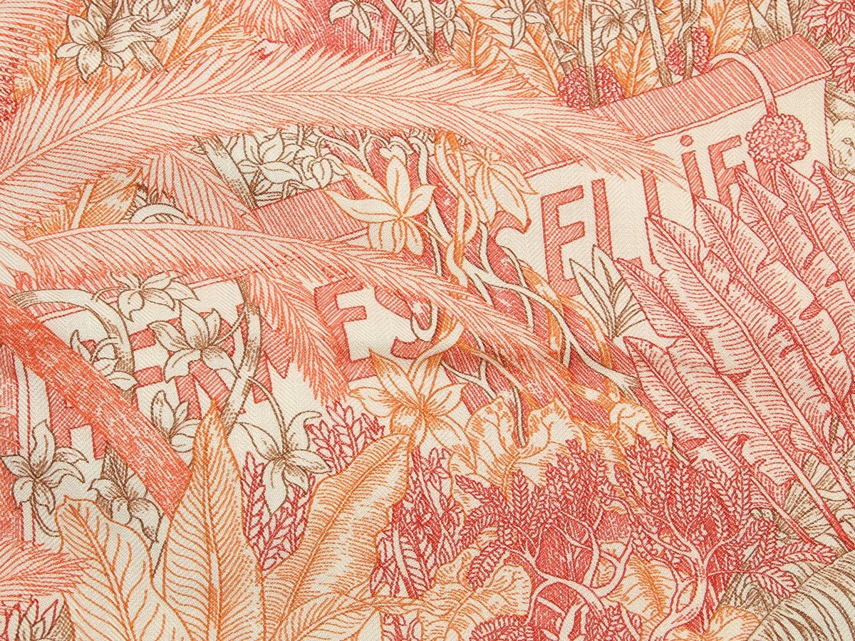 Hermès Faubourg Tropical Shawl 140cm 3