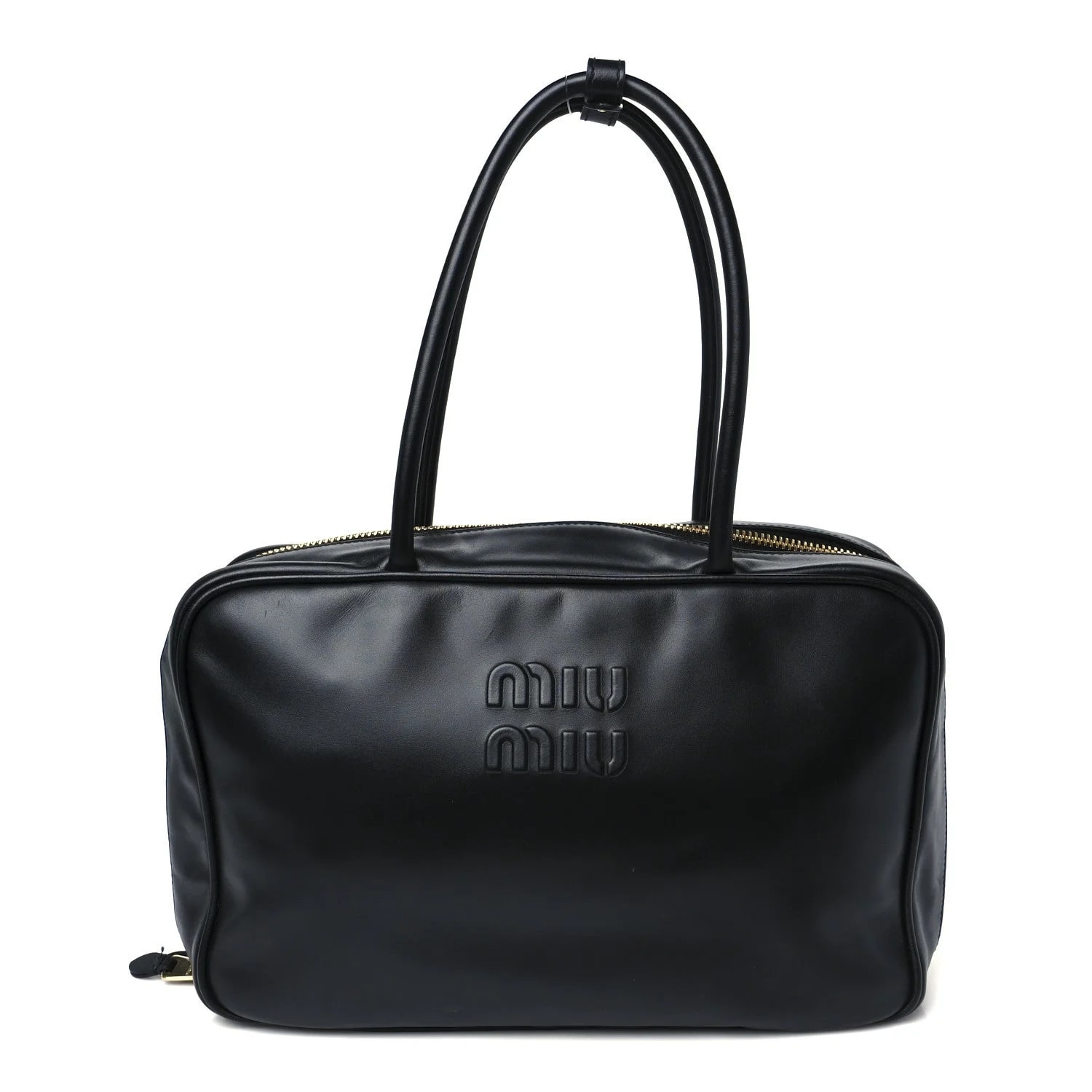 Miu Miu — Soft Calf Softy Large Beau Top Handle — Handbag — resale