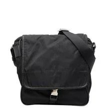 Prada — Prada Triangle Logo Plate Crossbody Wo — Handbag — resale