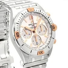 Breitling Chronomat B01 42 Two-tone IB0134101G1A1 Silver Dial 42mm 3