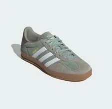 New Adidas Gazelle Indoor Shoes - Pebble / (JI3526) 4