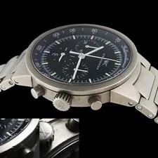 IWC Gst Chronograph Semi-Mechanical IW372701 Quartz Titanium Black Dial 36mm 3