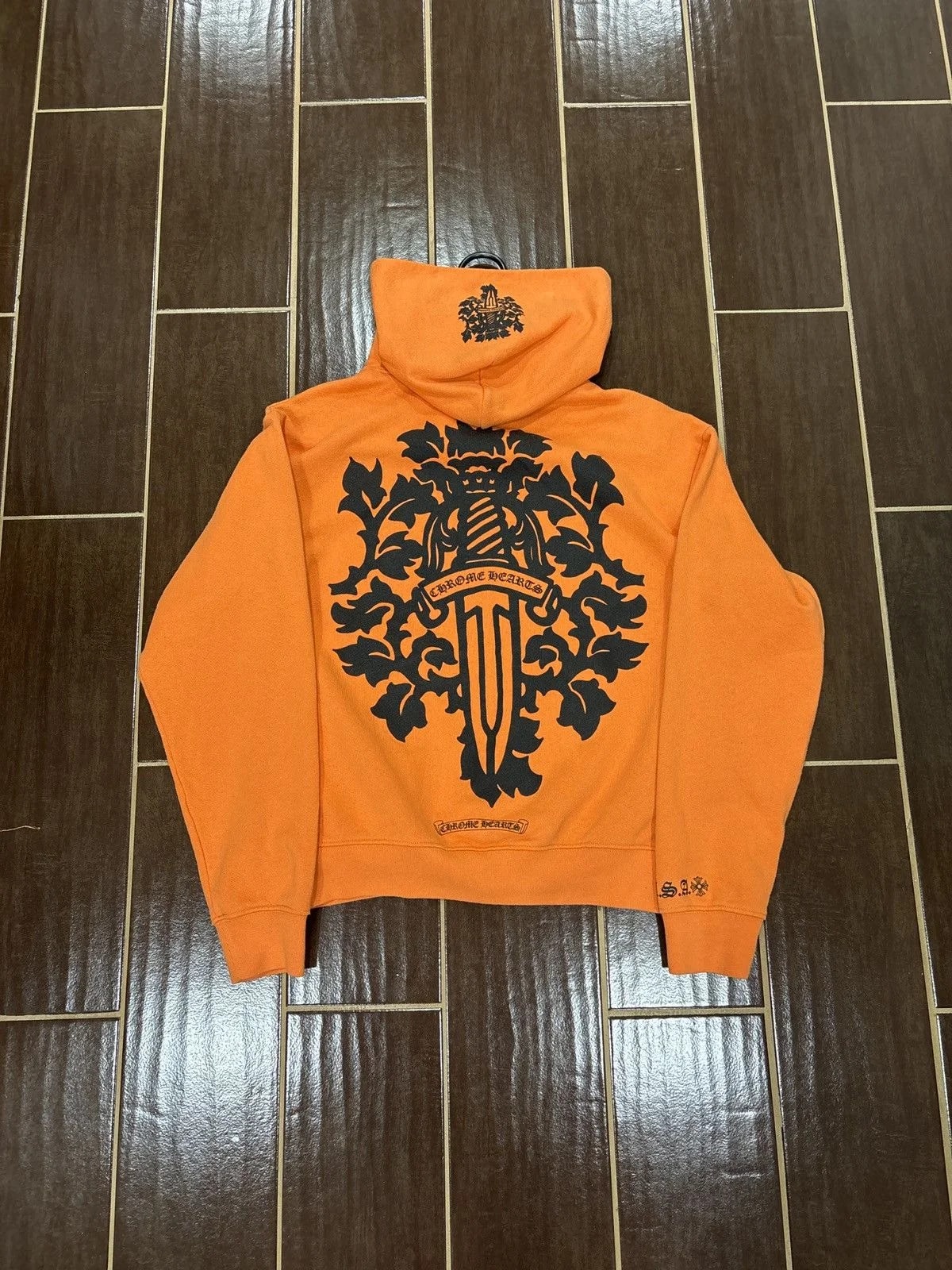 Chrome Hearts — Light Wear Hearts Vine Dagger Hoodie — streetwear — resale