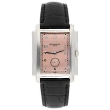 Patek Philippe — Patek Philippe 5024G Gondolo Salmon Arabic Dial Leather Strap Gold — Watch — resale