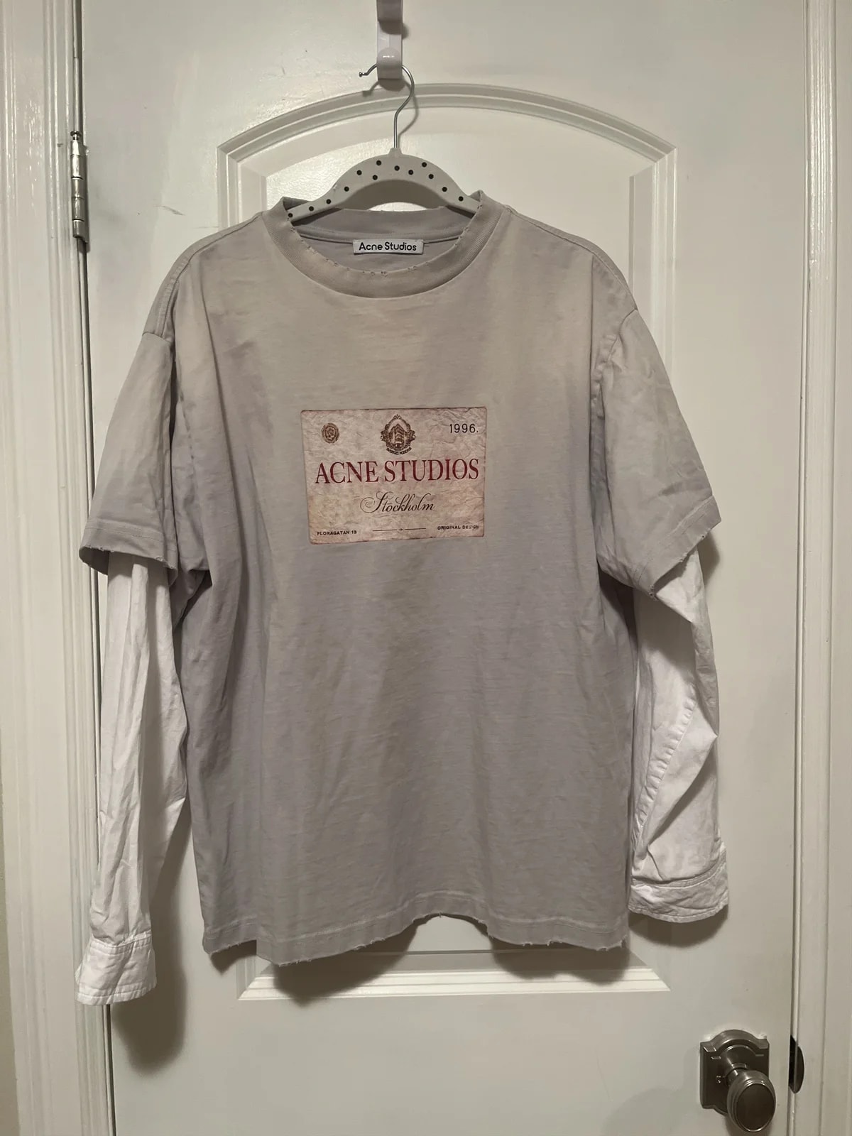 Acne Studios — Acne Studios Stockholms Long Sleeve Tee — streetwear — resale