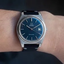 Omega Seamaster Automatic 1969 Blue Dial 4