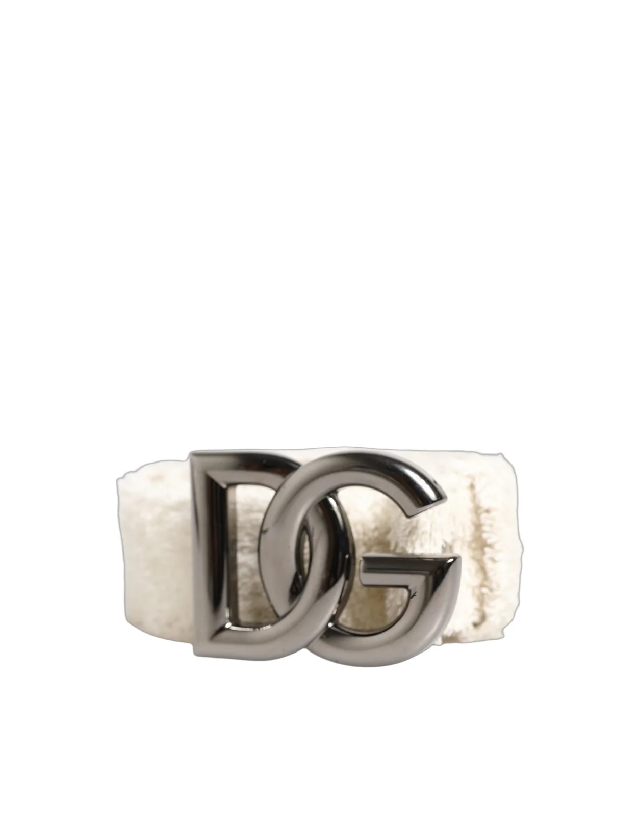 Dolce & Gabbana DG Logo Polyester Metal Buckle Belt 2