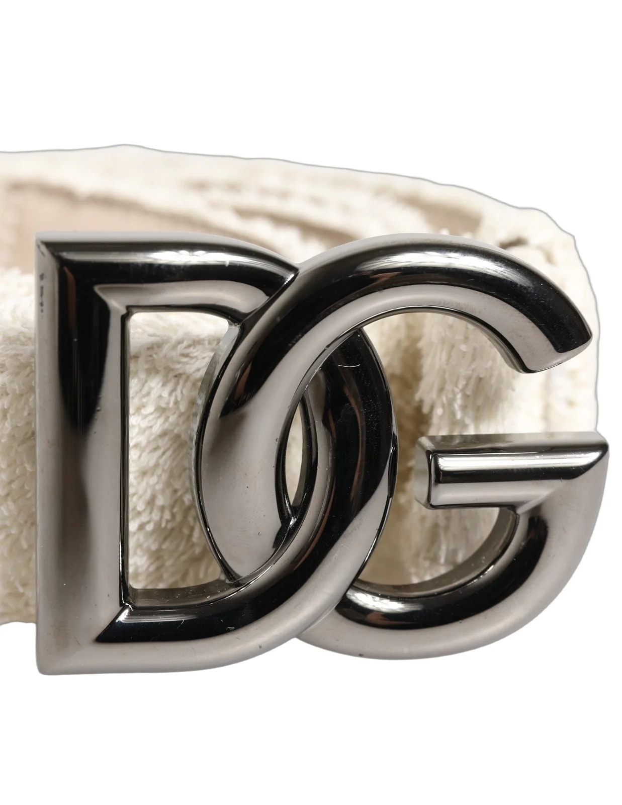 Dolce & Gabbana DG Logo Polyester Metal Buckle Belt 3