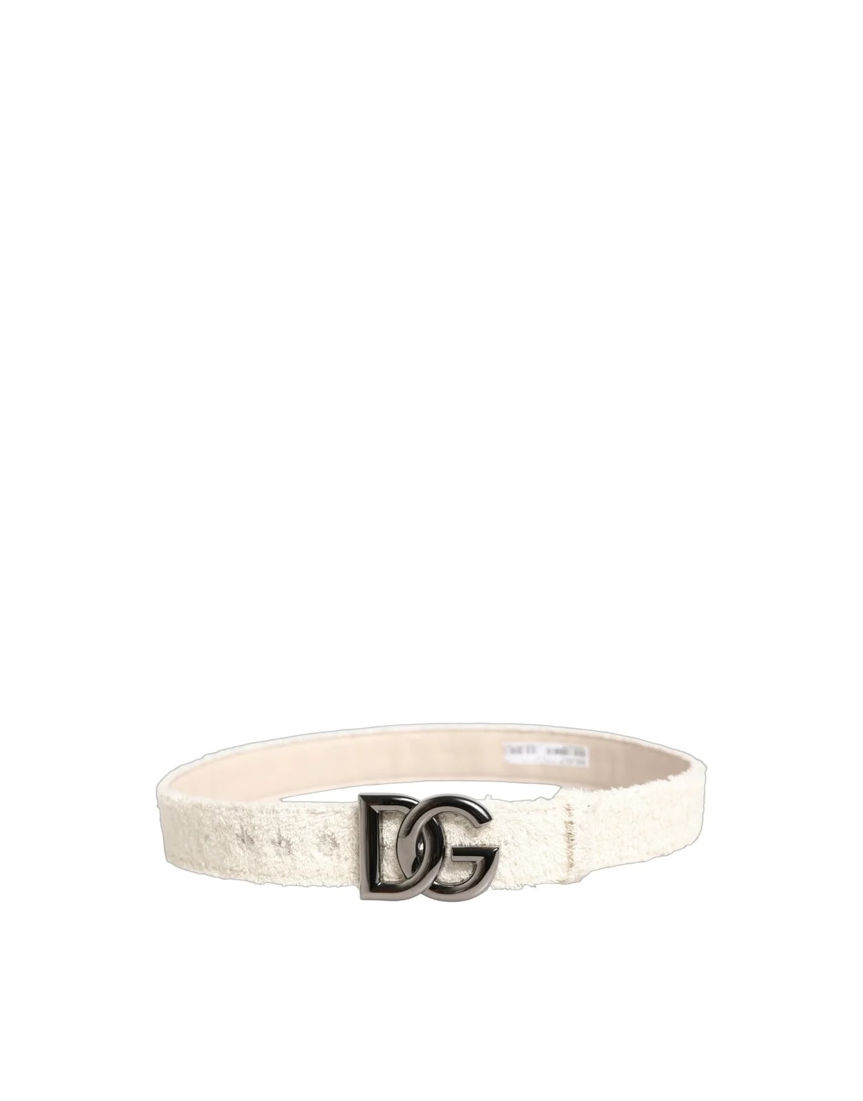 Dolce & Gabbana DG Logo Polyester Metal Buckle Belt 4
