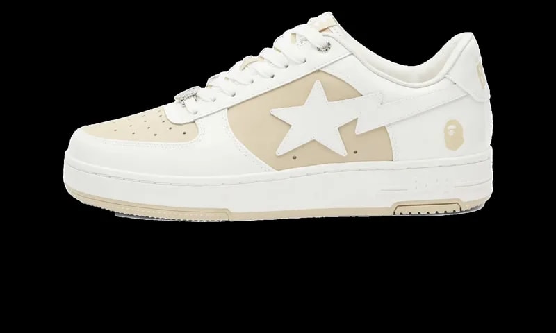 A Bathing Ape Bape Sta Low "#6 " 001FWK801306M BEI 3