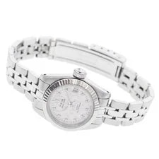 Tudor Princess Date 92514 22mm Ss/wg Automatic Silver Dial Date #C383 2