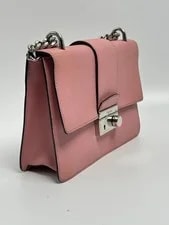 Prada Lux Small Sound Lock Chain Flap Crossbody ZS043PR 2