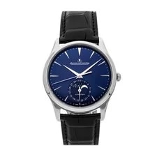 Jaeger-LeCoultre — Jaeger-LeCoultre Master Ultra Thin Moon Steel Auto 39mm Blue Q1368480 — Watch — resale