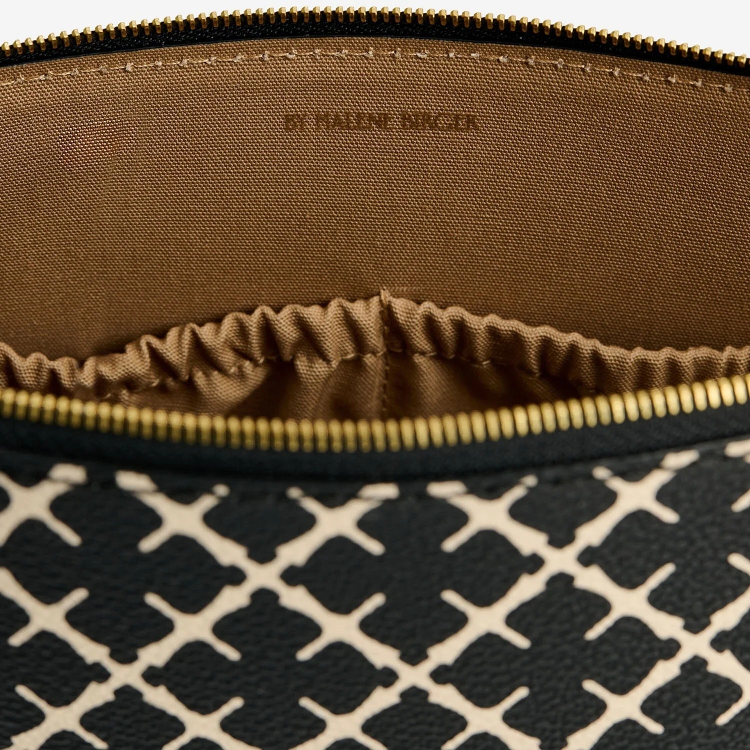 By Malene Birger Geometric-Print Polyvinyl Cosmetic Case — 4