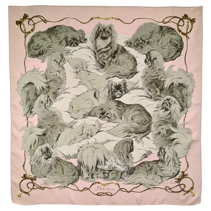 Hermès — Hermès Scarf Pekinois — Accessory — resale