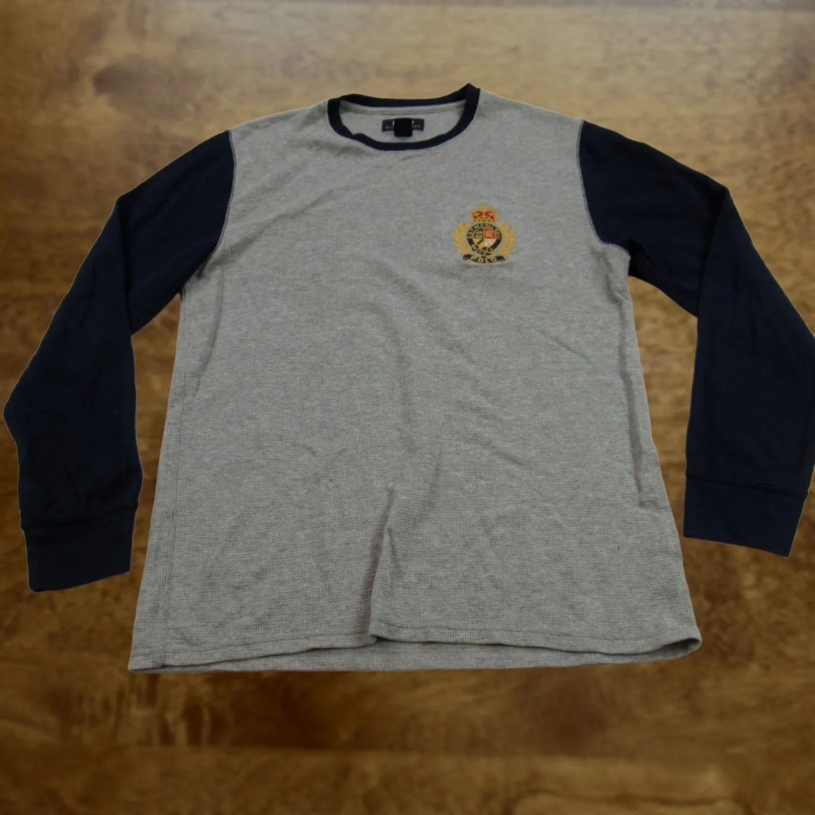 Polo Ralph Lauren — Polo Ralph Lauren Sweatshirt Large Crest Sleepwear Casual Pullover Thermal — streetwear — resale